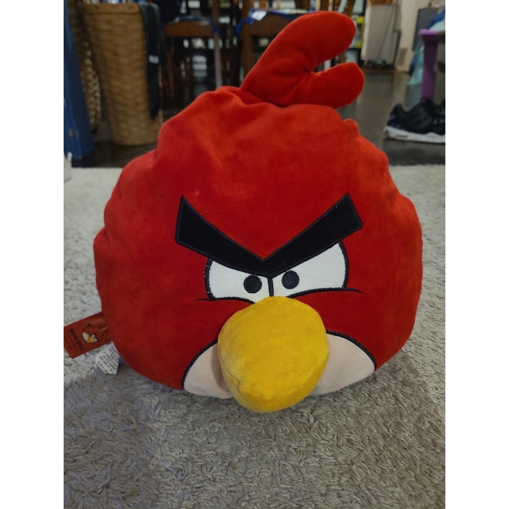 2010 Rovio Angry Birds Red 12"  Plush